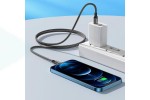 Кабель USB Type-C - Lightning HOCO X14 (черный) 2м (в оплетке)