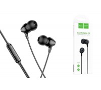 Наушники вакуумные проводные HOCO M94 earphones with microphone (черный)