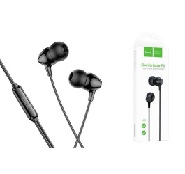 Наушники вакуумные проводные HOCO M94 earphones with microphone (черный)