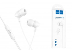 Наушники вакуумные проводные HOCO M94 earphones with microphone (белый)