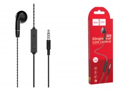 Наушники вакуумные проводные HOCO M61 Nice tone single ear universal earphones with mic (черный)