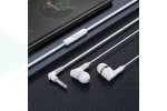 Наушники вакуумные проводные HOCO M102 Ingenious universal earphones with microphone (белый)
