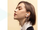 Наушники вакуумные проводные HOCO M112 Story universal earphones with microphone (белый)