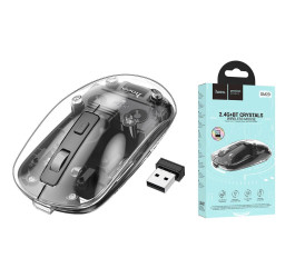Мышь беспроводная HOCO GM29 Mysterious dual-mode silent wireless mouse (USB, 2.4ГГц+ВТ, 10м) ( темная полночь )