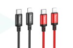 Кабель USB Type-C - Lightning HOCO X89 PD20W (черный) 1м