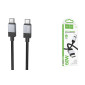 Кабель USB Type-C - USB Type-C HOCO X110 PD60W (черный) 1м
