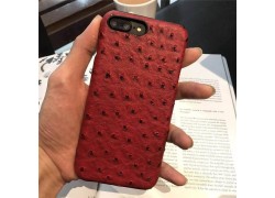 Чехол для Apple iPhone 7 Plus страус (красный)