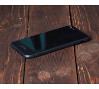 Чехол стеклянный iPhone 7+/8+ (черный)