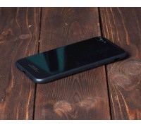 Чехол стеклянный iPhone 7+/8+ (черный)