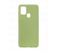 Чехол для Samsung A21S тонкий (оливковый)