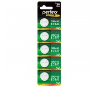 Батарейка литиевая Perfeo CR2450/5BL Lithium Cell (цена за блистер 5 шт)