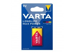 Батарейка алкалиновая VARTA 6LR61 крона/1BL LONGLIFE MAX POWER 4722
