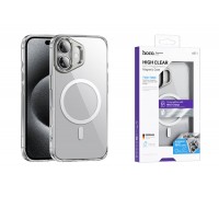 Чехол для телефона iPhone 16 HOCO Vip magnetic protective case (AS11) (прозрачный) 