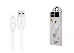 Кабель USB - Lightning HOCO X5, 2A (белый) 1м