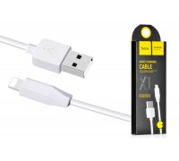 Кабель USB - Lightning HOCO X1, 2A (белый) 1м