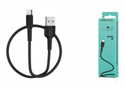 Кабель USB BOROFONE BX16 Easy charging cable for Type-C (черный) 1 метр