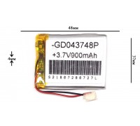 Универсальный аккумулятор 48x37x4 3.7V 900mAh (403748P)