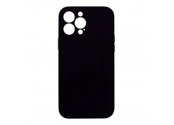 Чехол силиконовый для iPhone 15 Pro Max (6,7) тонкий (черный)