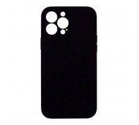 Чехол силиконовый для iPhone 15 (6,1) тонкий (черный)