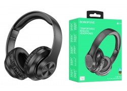 Наушники мониторные беспроводные BOROFONE BO24 Gratified wireless headset Bluetooth (черный)