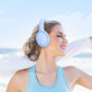 Наушники мониторные беспроводные BOROFONE BO25 Rhyme wireless headset Bluetooth (синий)