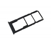 Держатель SIM для Samsung M127F/ A127F (черный)