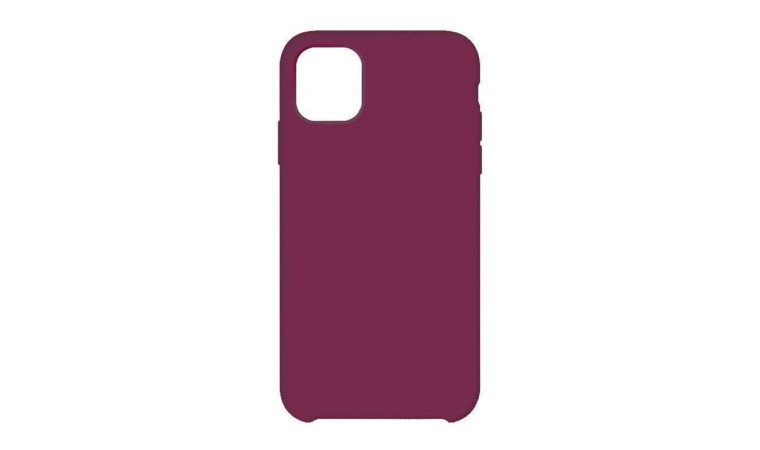 Чехол для iPhone 15 Plus (6,7) Silicone Case Soft Touch (темная фуксия)