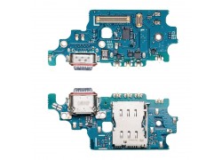 Шлейф для Samsung G996B Galaxy S21 Plus с разъемом зарядки + коннектор Sim (плата) org new
