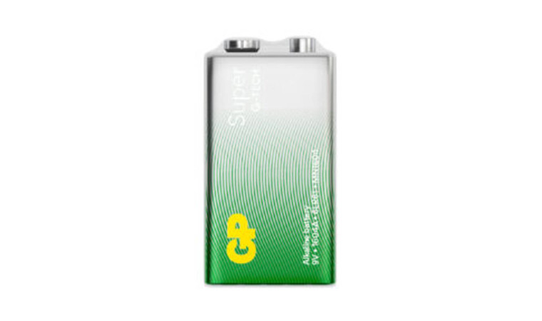 Батарейка алкалиновая GP 6LR61/1SH Super G-TECH крона спайка