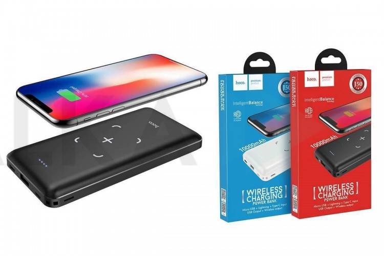 Универсальный дополнительный аккумулятор Power Bank HOCO J50 + PD 10W (10000 mAh) (черный)