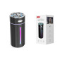 Увлажнитель воздуха HF09 Cool Ambient Night Light Car/Desktop Multi-Purpose Humidifier Sprayer (800mAh) Black