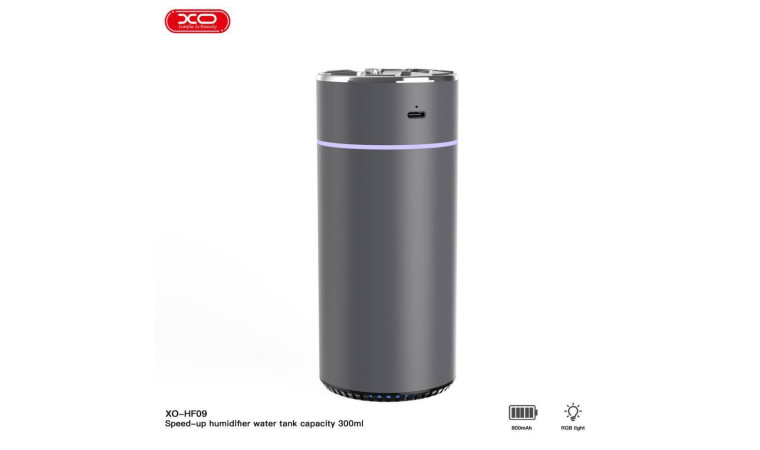 Увлажнитель воздуха HF09 Cool Ambient Night Light Car/Desktop Multi-Purpose Humidifier Sprayer (800mAh) Black Увлажнитель воздуха HF09 Cool Ambient Night Light Car/Desktop Multi-Purpose Humidifier Sprayer (800mAh) Black