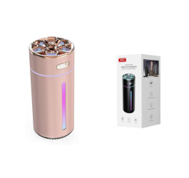 Увлажнитель воздуха XO HF09 Cool Ambient Night Light Car/Desktop Multi-Purpose Humidifier Sprayer (800mAh) Pink
