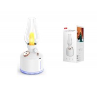 Увлажнитель воздуха XO HF06 Kerosene Lamp Style Colourful Ambient Night Light Humidifying Mist (1200mAh) White