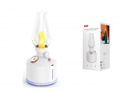 Увлажнитель воздуха XO HF06 Kerosene Lamp Style Colourful Ambient Night Light Humidifying Mist (1200mAh) White