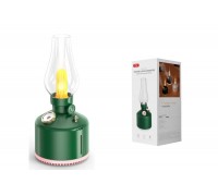 Увлажнитель воздуха XO HF06 Kerosene Lamp Style Colourful Ambient Night Light Humidifying Mist (1200mAh) Green