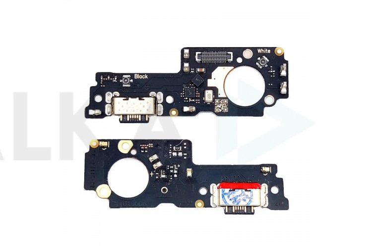 Шлейф для Xiaomi Poco M4 5G (MZB0BF9RU/ 22041219PG) с разъемом зарядки (плата) org