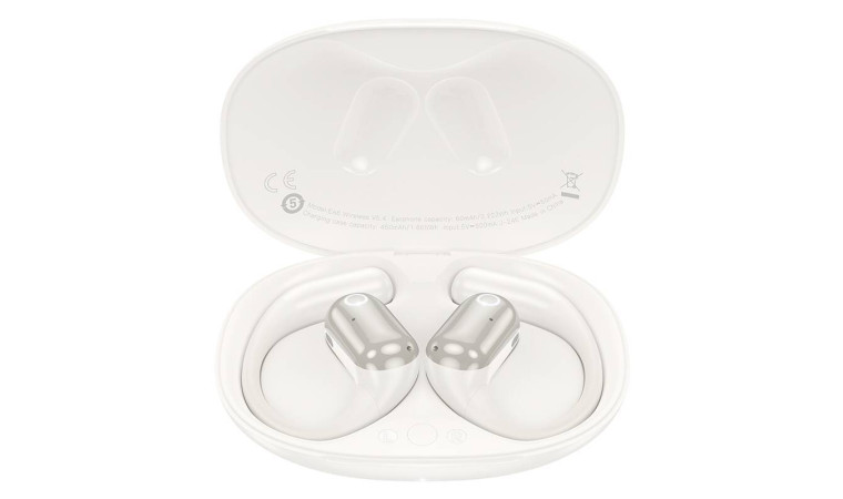 Наушники вакуумные беспроводные HOCO EA6 Melody open true wireless BT headset (фиолетовый)