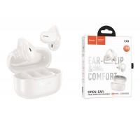 Наушники вакуумные беспроводные HOCO EA9 Clear sound clip-on true wireless BT headset (топленое молоко)