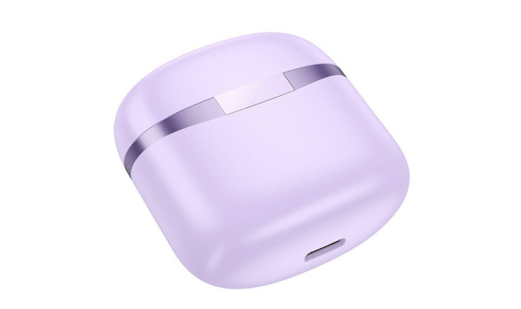 Наушники вакуумные беспроводные HOCO EQ7 Snowflake true wireless BT headset (фиолетовый)