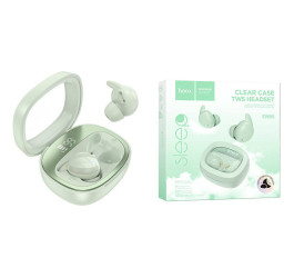 Наушники вакуумные беспроводные HOCO EW65 Shadow true wireless sleep BT headset (зеленый)