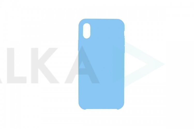 Чехол для iPhone ХR Silicone Case Soft Touch (голубой) 16