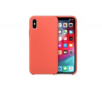 Чехол для iPhone ХR Silicone Case Soft Touch (кораллово-персиковый)