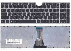Клавиатура для ноутбука Lenovo IdeaPad G50-30, G50-45, G50-70, B50-30 черная, рамка серая