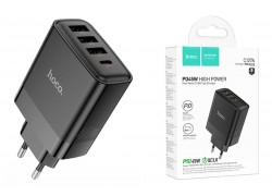 Сетевое зарядное устройство 3USB + USB-C HOCO C127A PD 45W (черный)