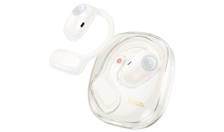 Наушники вакуумные беспроводные HOCO EA3 Talent open true wireless BT headset (топленое молоко) Наушники вакуумные беспроводные HOCO EA3 Talent open true wireless BT headset (топленое молоко)