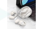 Наушники вакуумные беспроводные HOCO EA3 Talent open true wireless BT headset (топленое молоко)