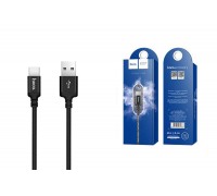 Кабель USB - USB Type-C HOCO X14, 3A (черный) 1м