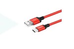 Кабель USB - USB Type-C HOCO X14, 3A (красный) 1м