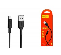 Кабель USB - MicroUSB HOCO X25 2A (черный) 1м
